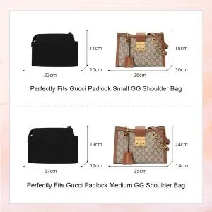 Gucci Padlock Small GG Shoulder Bag Organizer