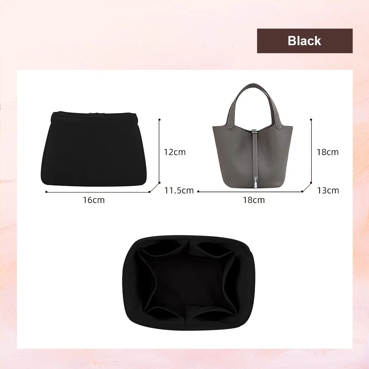 Hermes Picotin 22 Bag Organizer