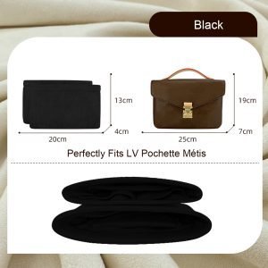 LV Pochette Métis Bag Organizer in Black