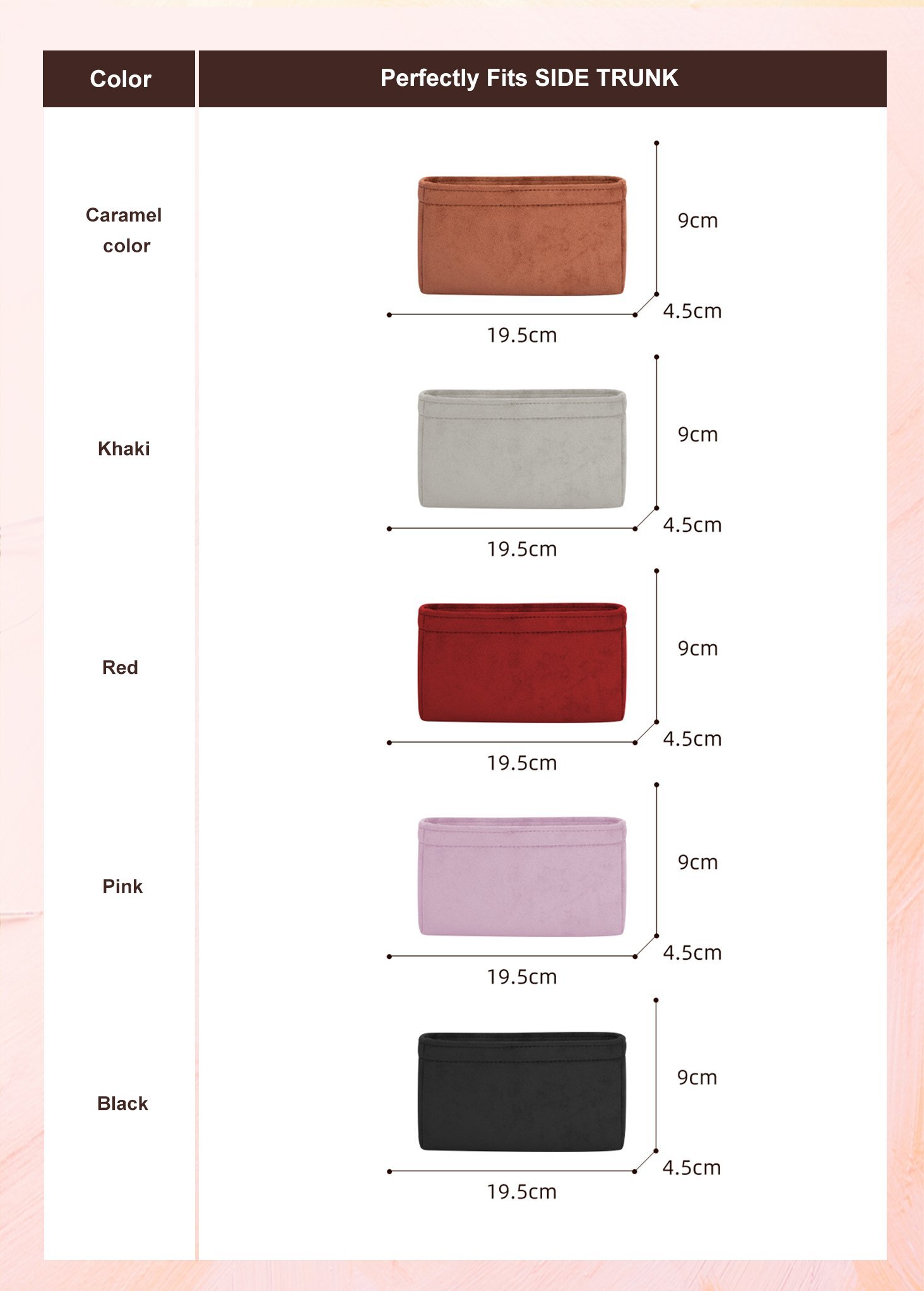 Bag Organizer for Louis Vuitton Side Trunk - Image 6